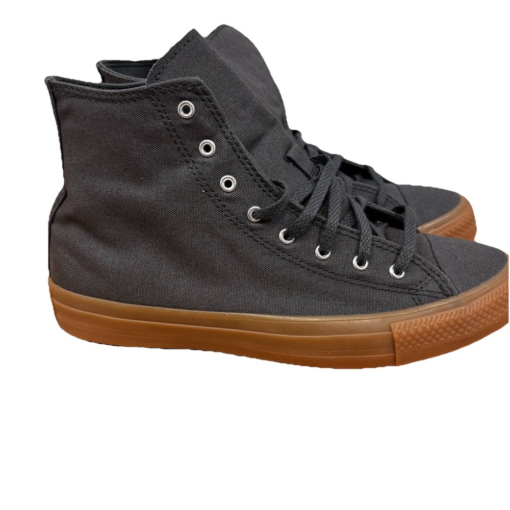 Converse CTAS HI Darkβ Gray Canvas High Sneaker Men's Sz 6.5 Woman's 8.5 A12431C
